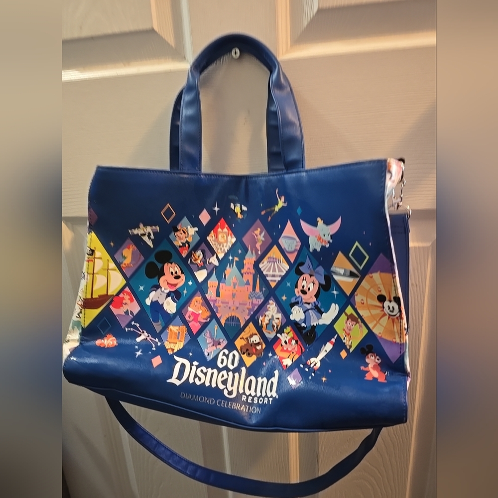 Disneyland Resort Blue Tote Bag 60th anniversary